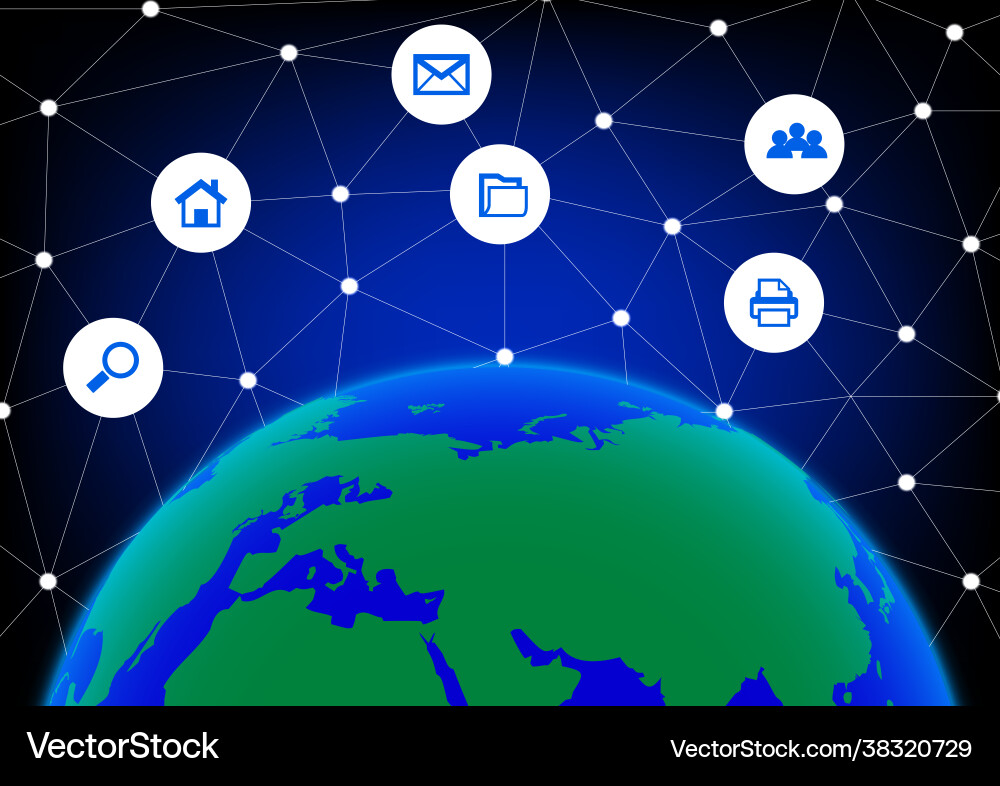 Graphics diagram cloud computing concept Graphics diagram cloud computing concept vector image