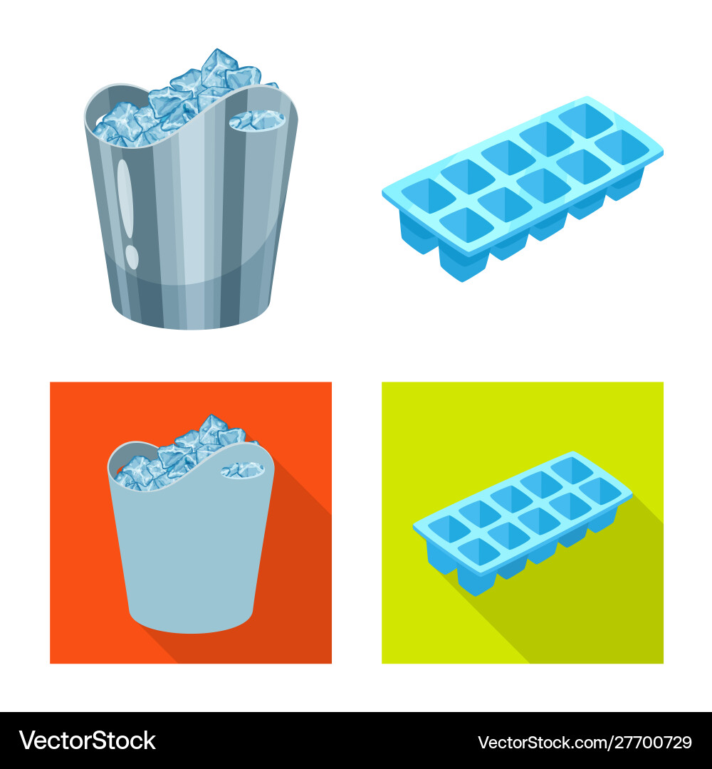 Isolated object texture and frozen symbol Vector Image