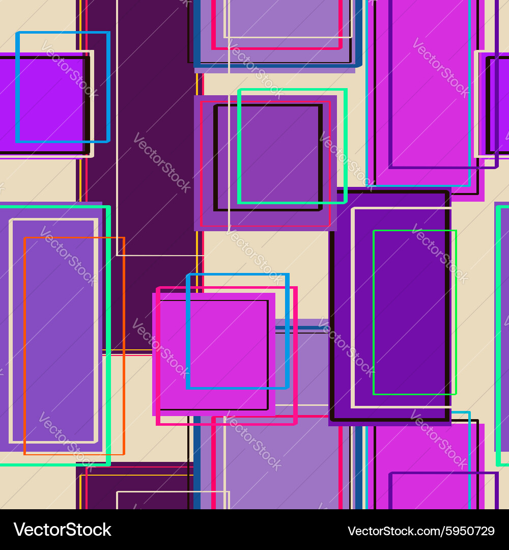Seamless pattern of rectangles vector image