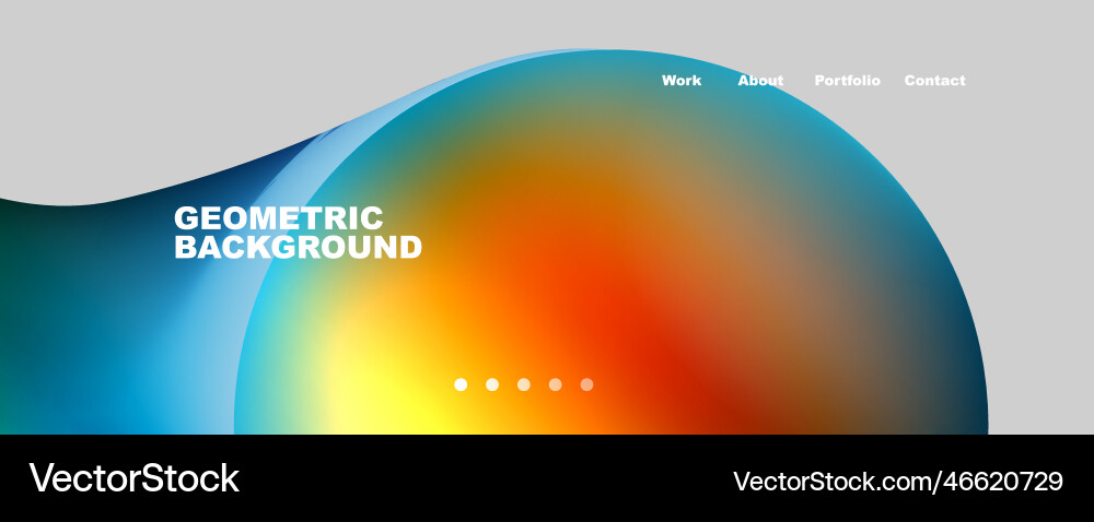 Trendy simple circle gradient abstract background Vector Image