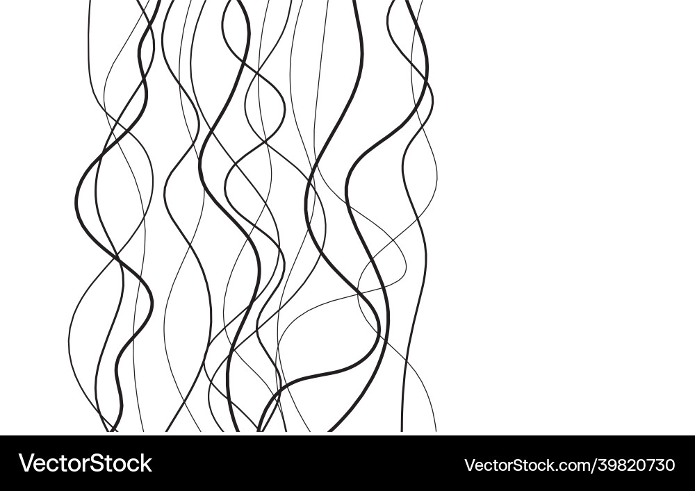 Abstracabstract continuous vertical lines drawing vector image