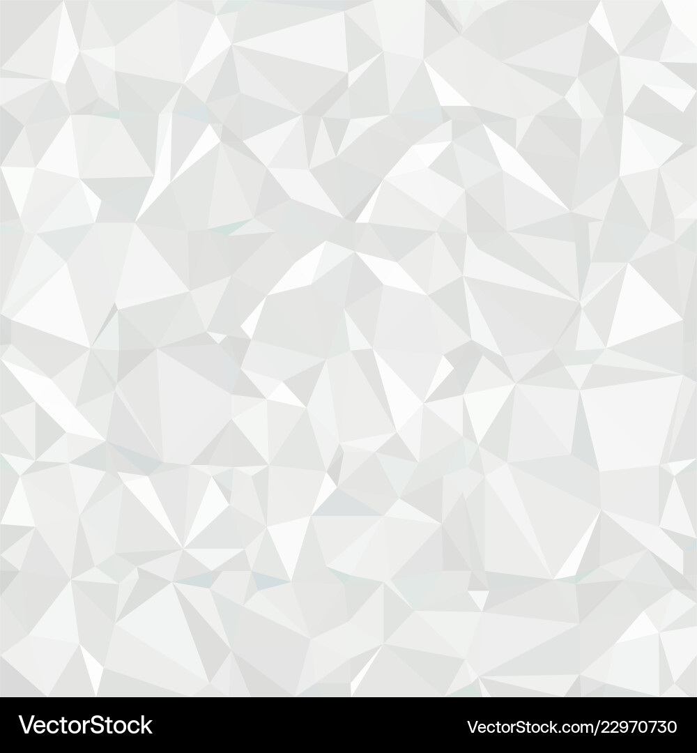 Gray triangular low poly mosaic abstract pattern Vector Image