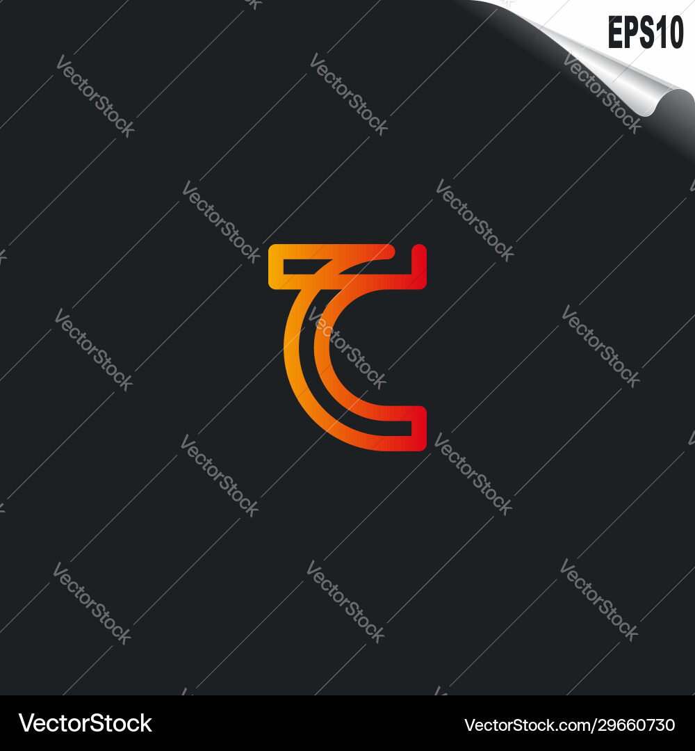 Initial c logo monogram design template simple Initial c logo monogram design template simple vector image