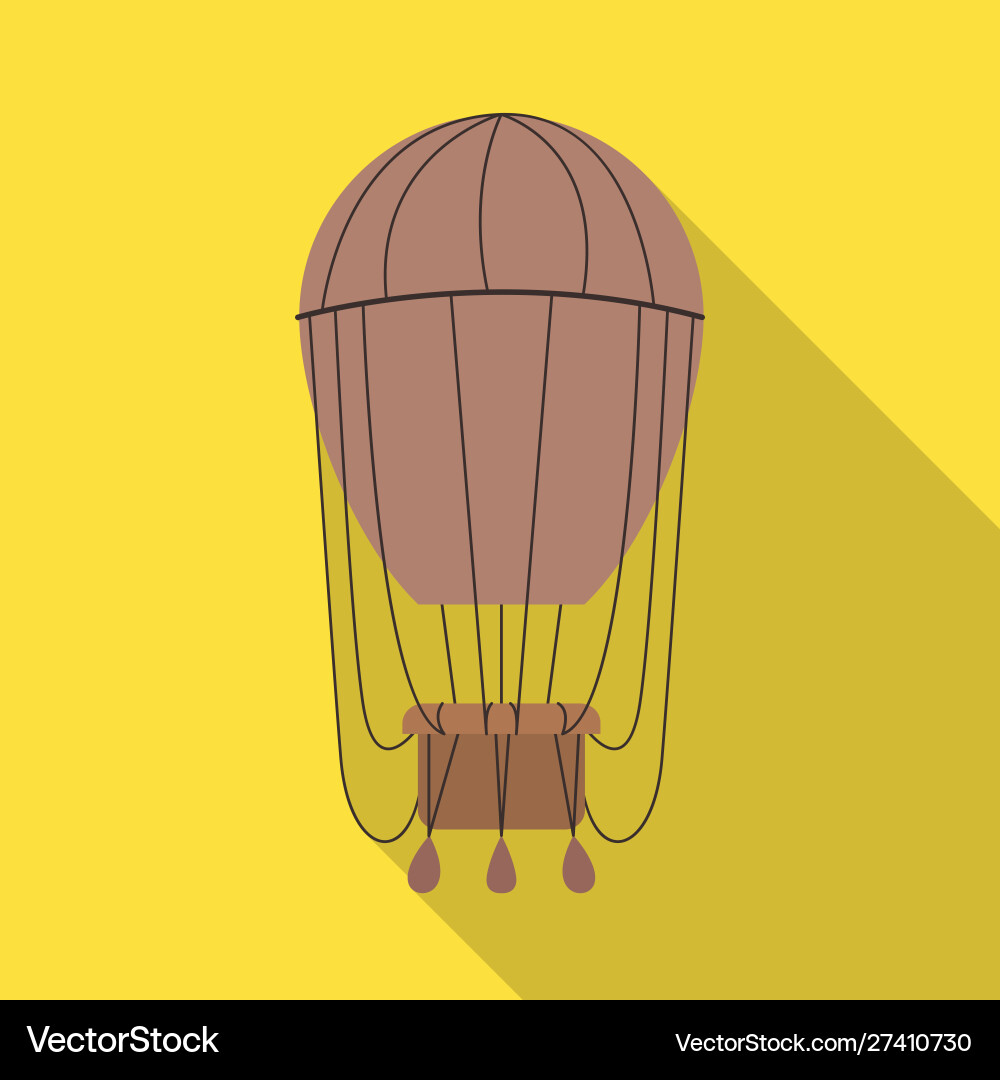 Isolated object air and balloon icon web vector image