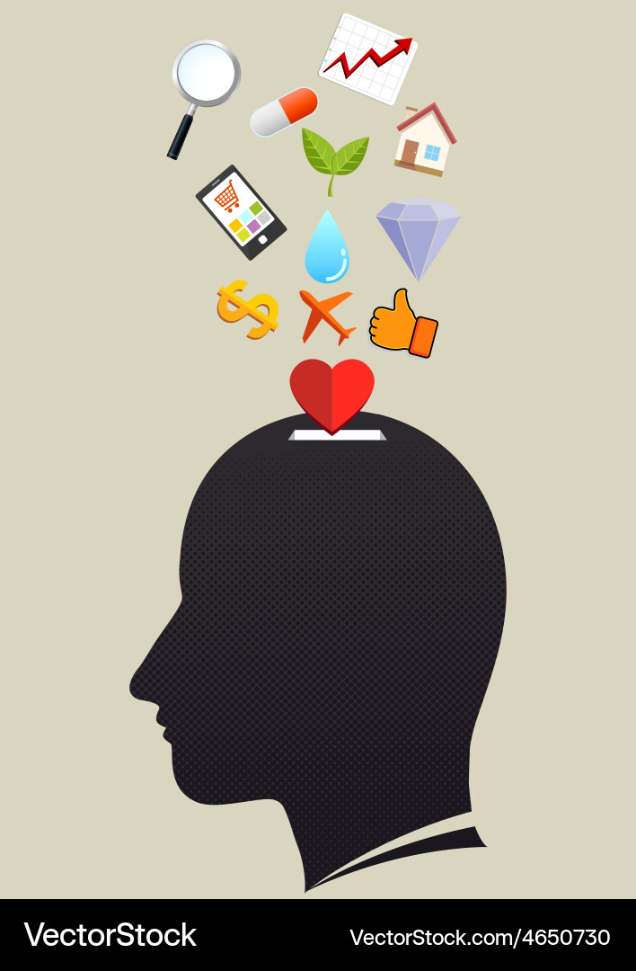 Memory Concepts vector image
