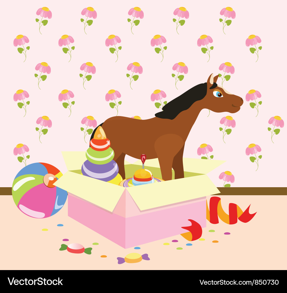 Nursery toys Vector Image