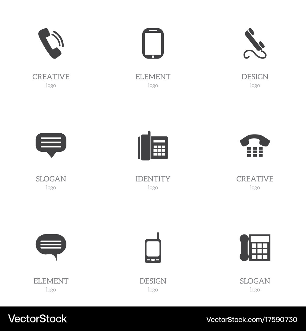 Set of 9 editable device icons includes symbols vector image