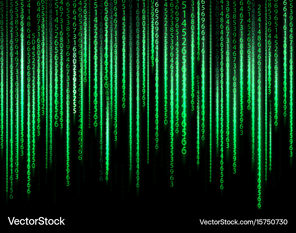 Technologie binäre Hintergrund Vektorbild