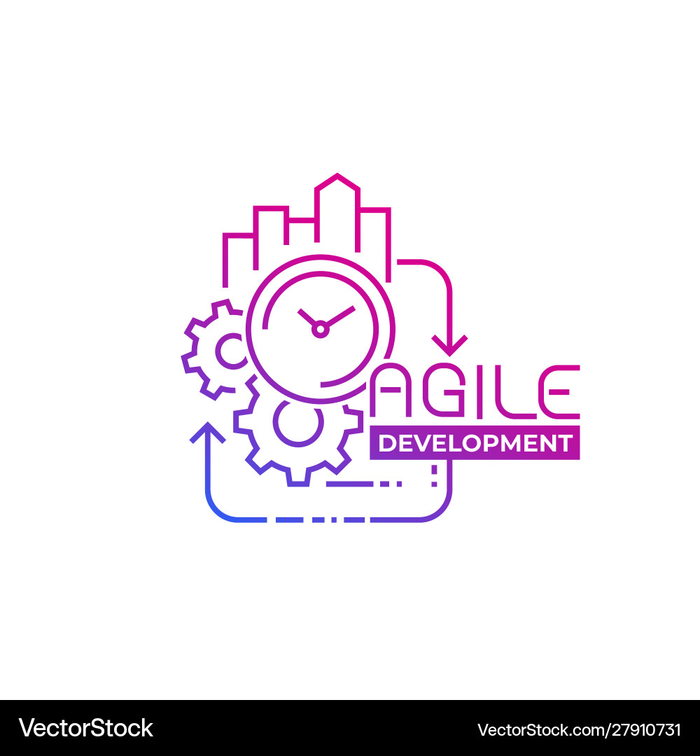 Agile software development Vector Image