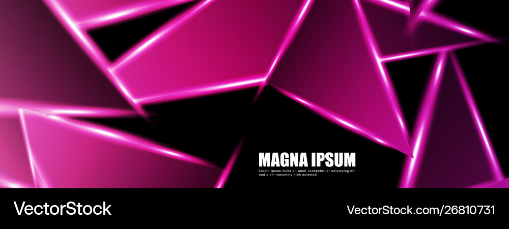 Background a luminous triangle shape design Background a luminous triangle shape design Vector Image