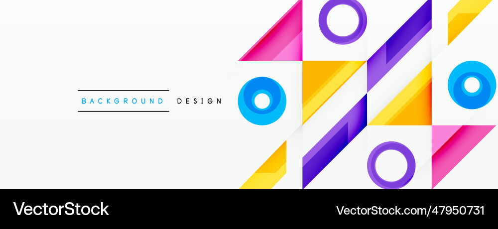 Circle minimal abstract background design Circle minimal abstract background design Vector Image