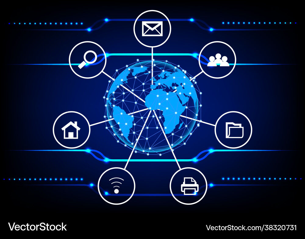 Graphics diagram cloud computing concept Graphics diagram cloud computing concept vector image
