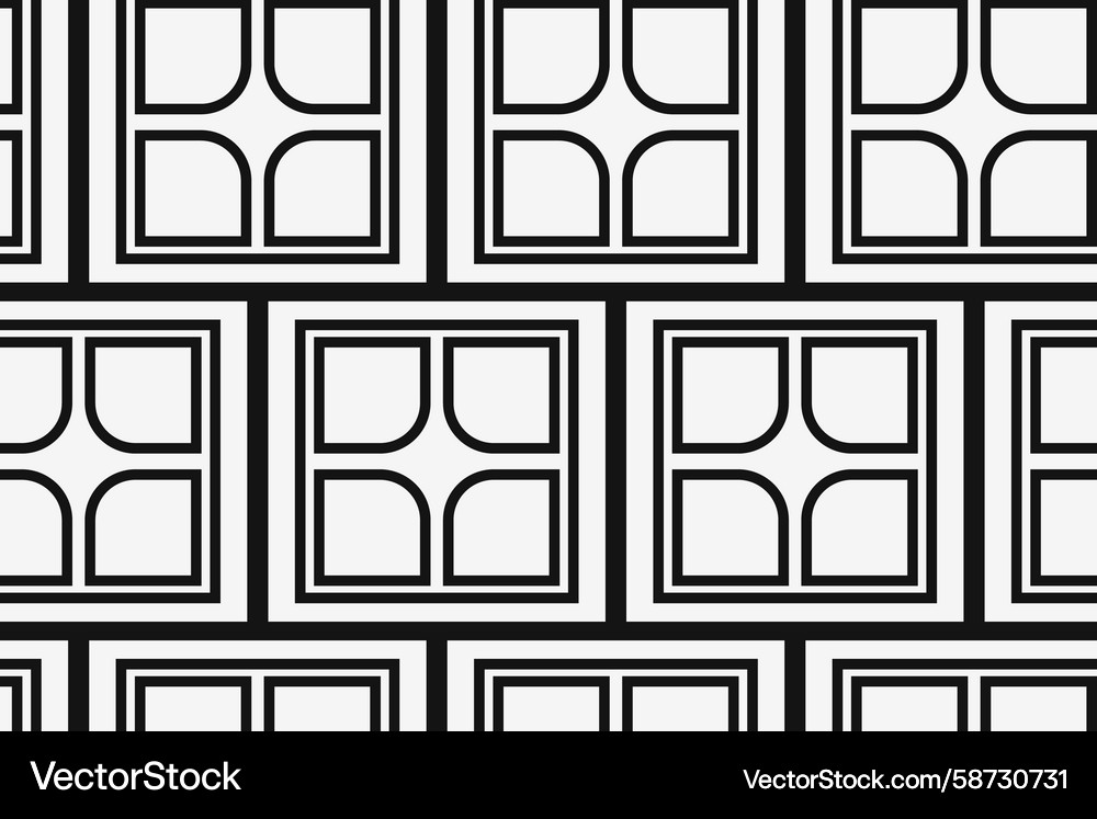 Minimal cubes hexa frame seamless pattern Vector Image