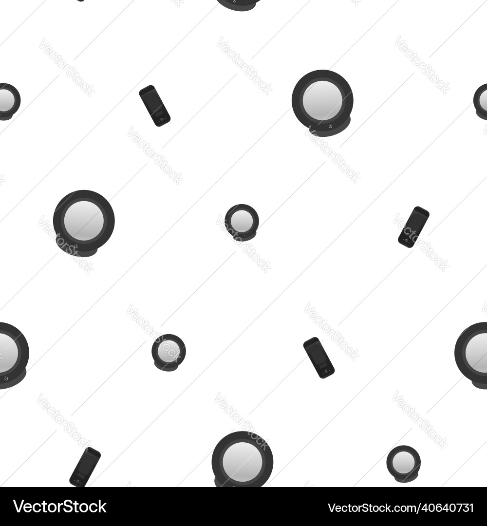 Pattern of black computer speakers the dynamics Pattern of black computer speakers the dynamics vector image