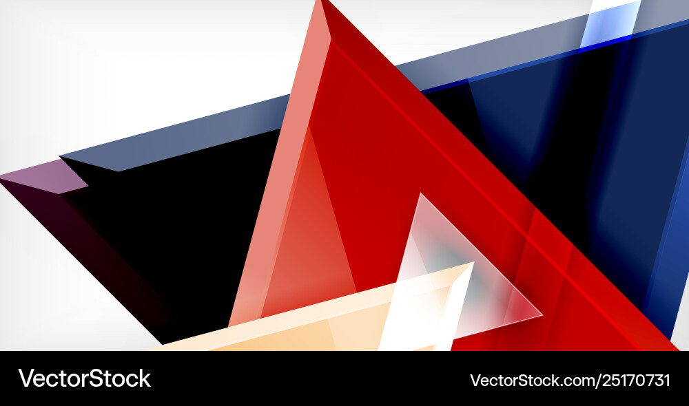 Triangle abstract background Vector Image