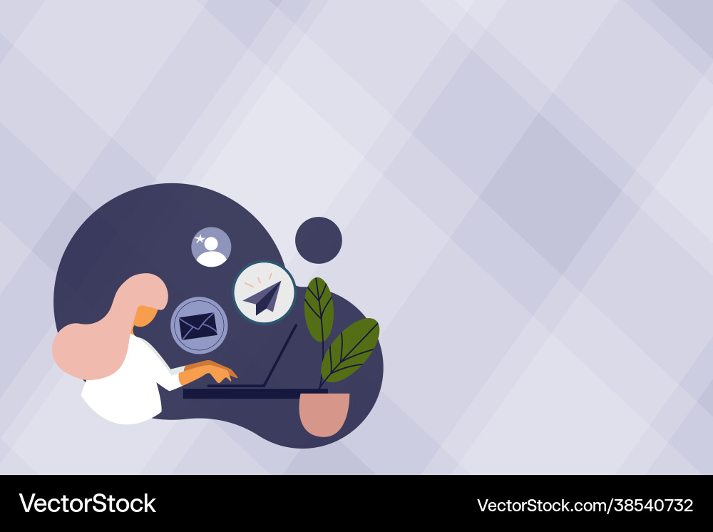 Abstract internet browsing sending emails remote Abstract internet browsing sending emails remote vector image