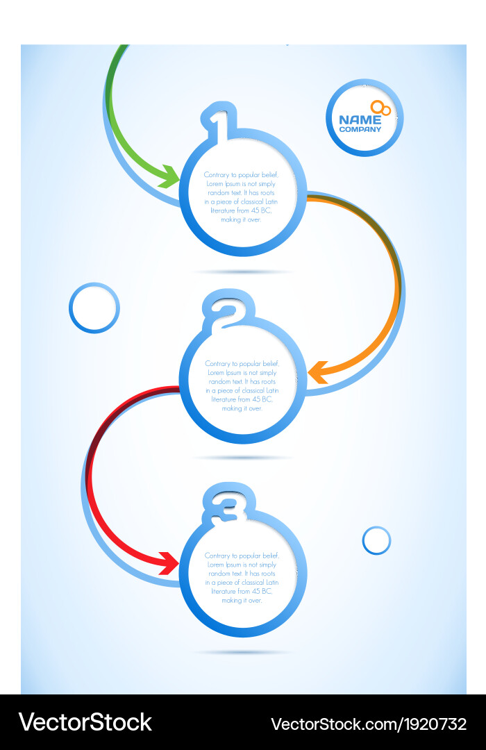 Abstract web design progress background vector image