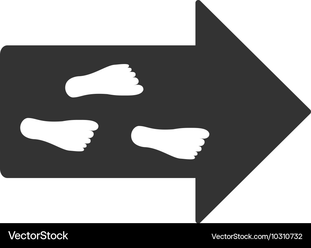 Exit direction flat icon Vector Image