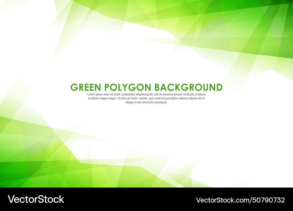 Modern Gradient Polygon Background vector image