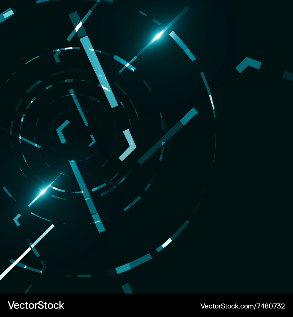 Tech Interface Background vector image