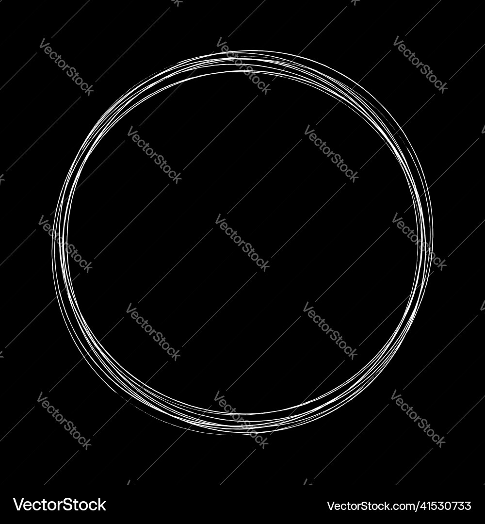 Abstract random circles geometric circular grungy vector image
