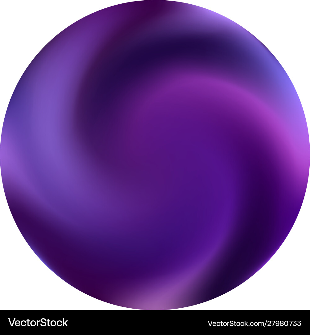 Abstract Smooth Rounded Shape vector image