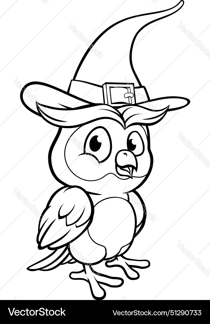 Cartoon Owl Character Royalty Free Vector Image