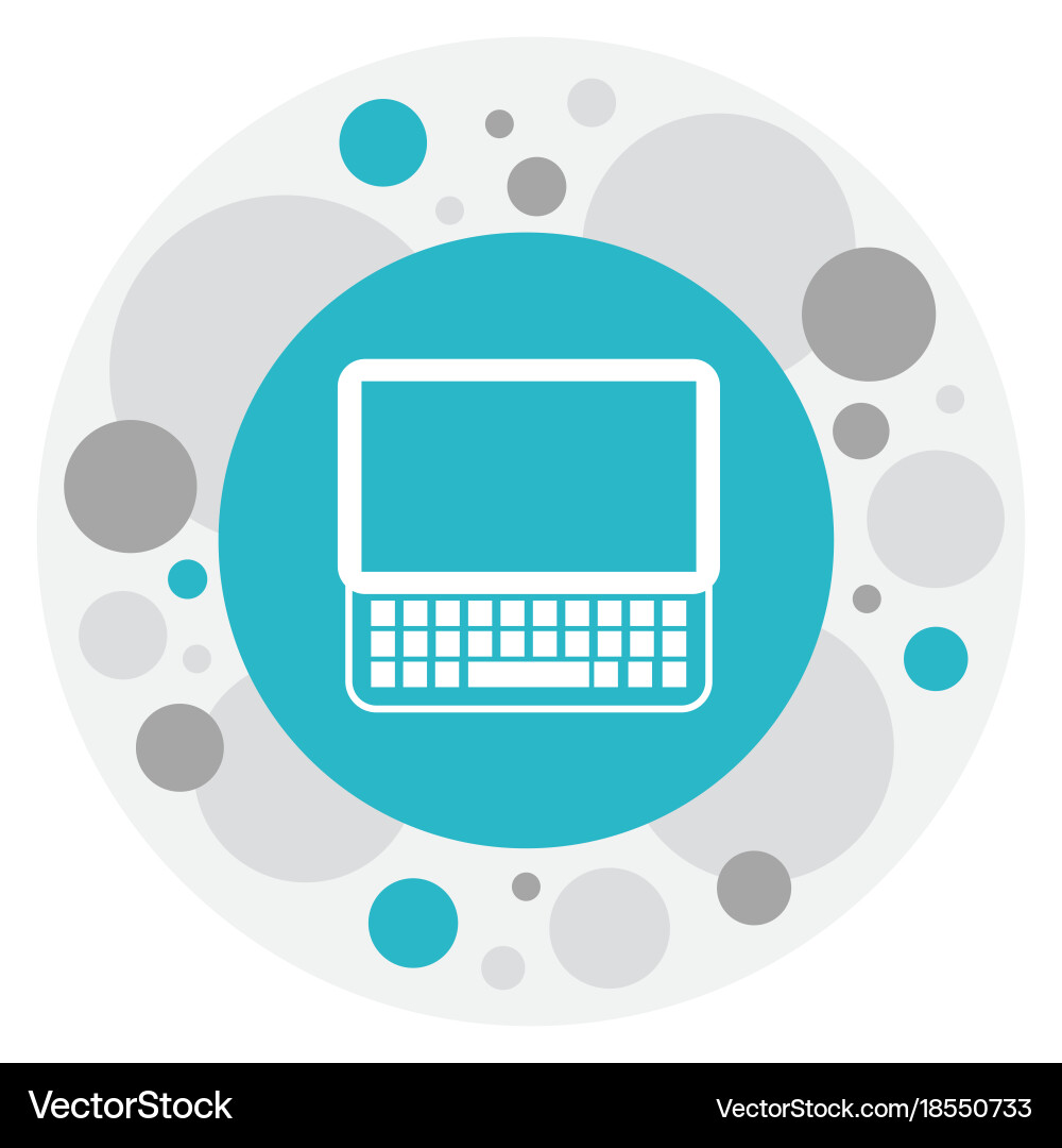 Gadget symbol on computer vector image