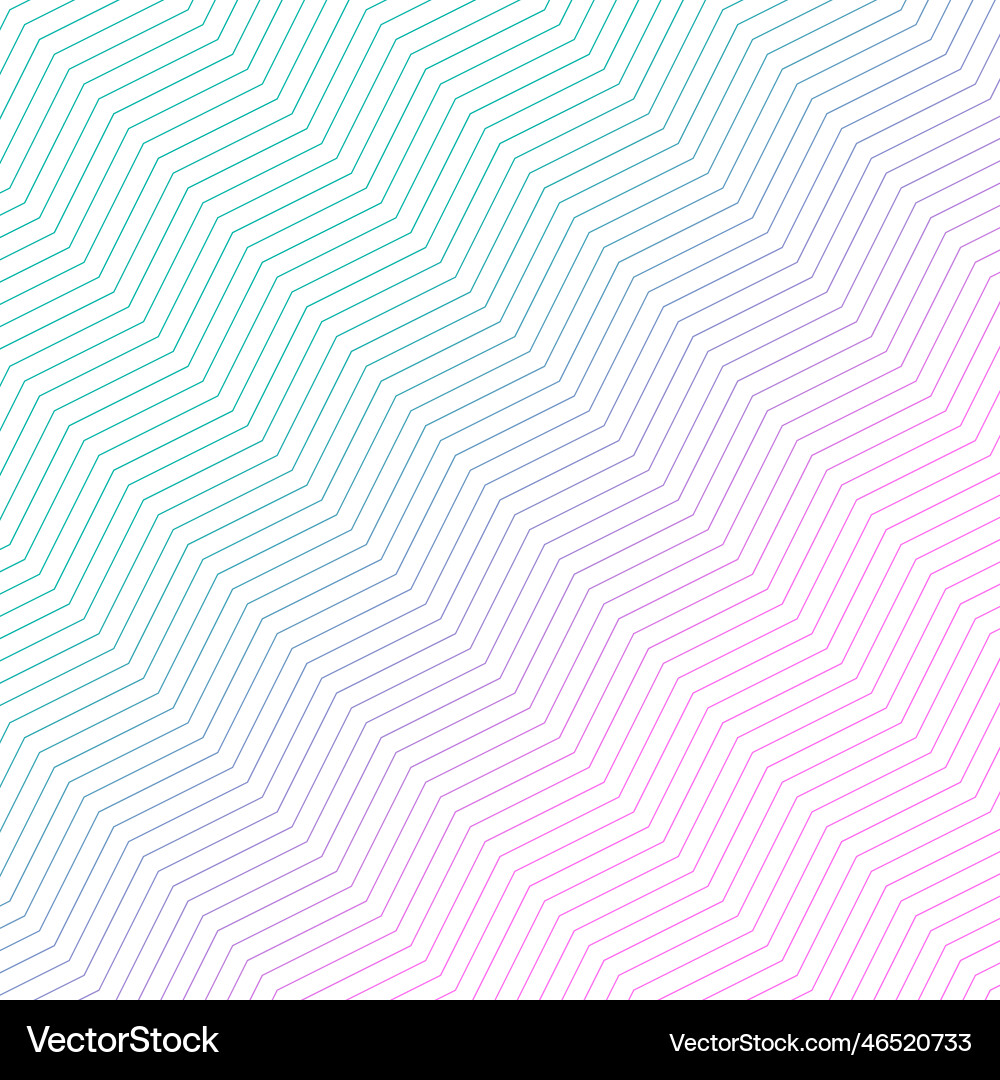 Minimal diagonal zigzag pattern design vector image