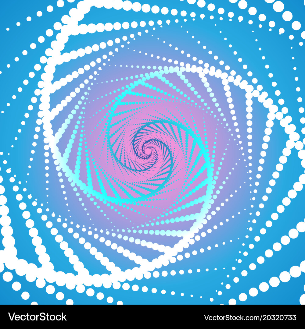 Multicolored twist abstract background vector image