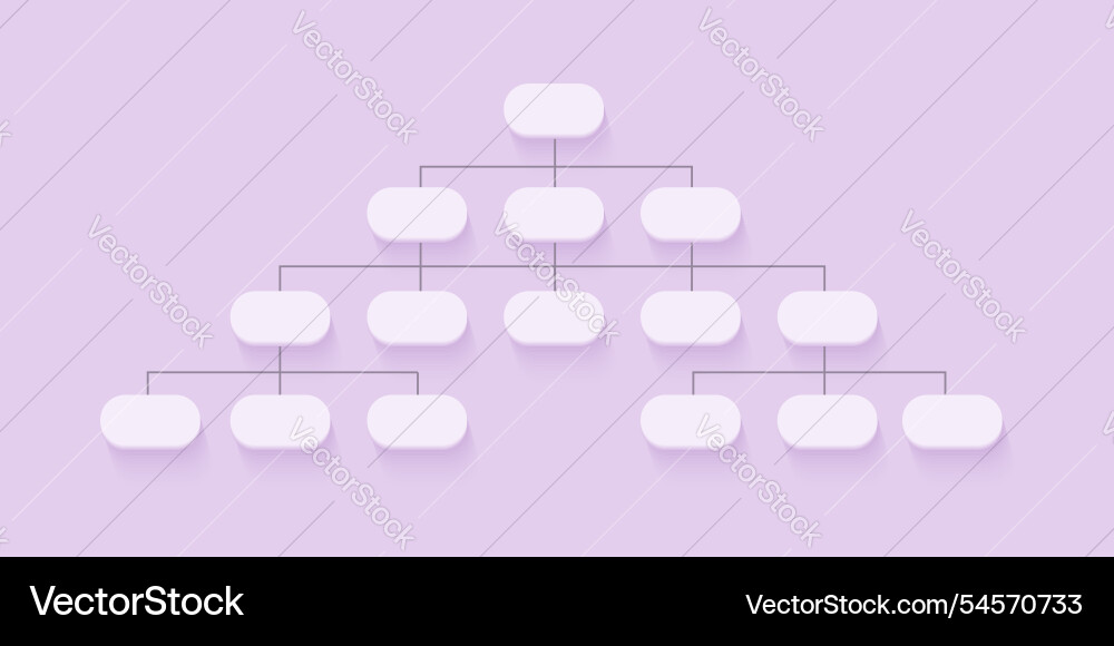 Sitemap 3d icon flowchart ui ux Sitemap 3d icon flowchart ui ux vector image