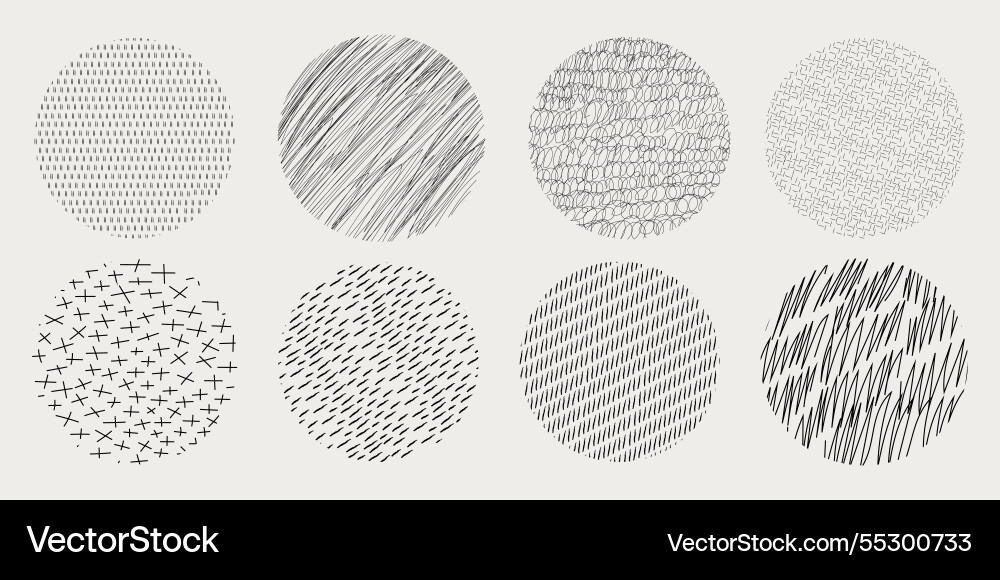 Slash quirky irregular lines textures set Slash quirky irregular lines textures set vector image