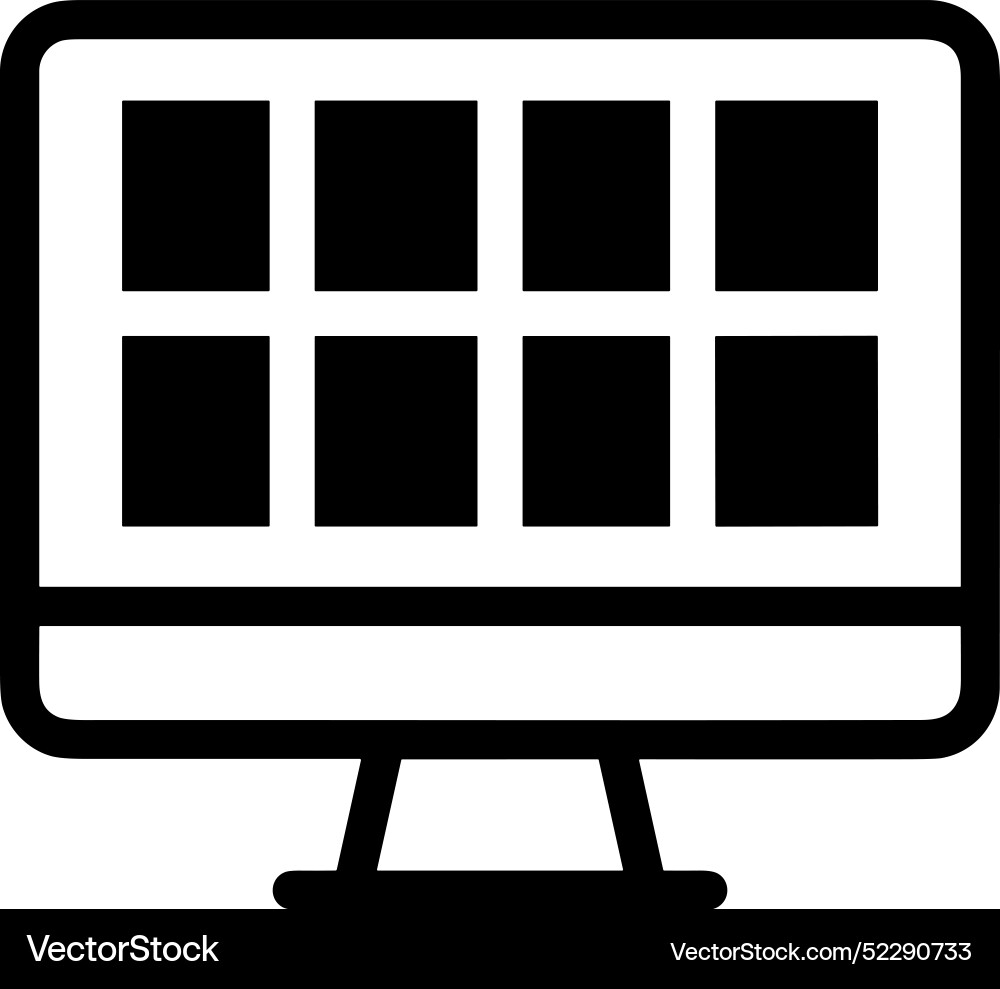Technology and computer icon symbol image Vector Image