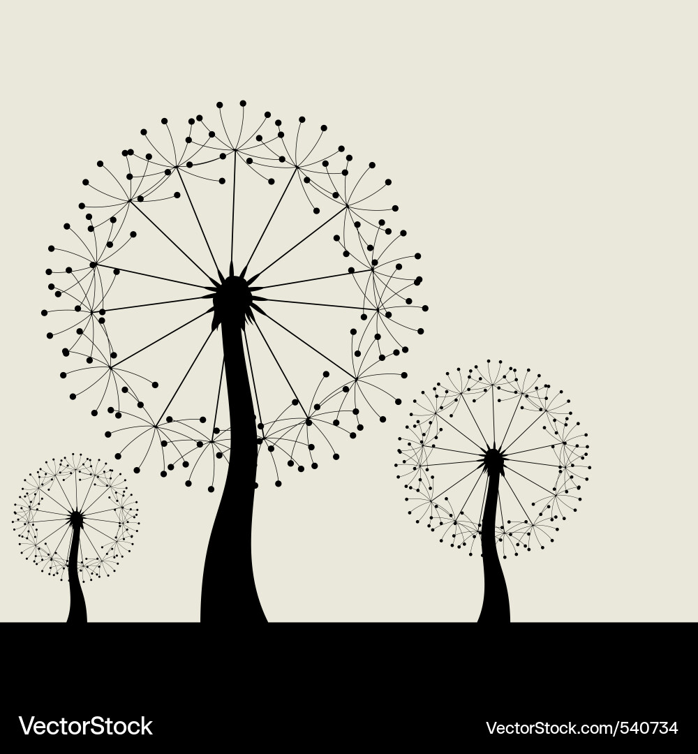Abstract tree Vector Image