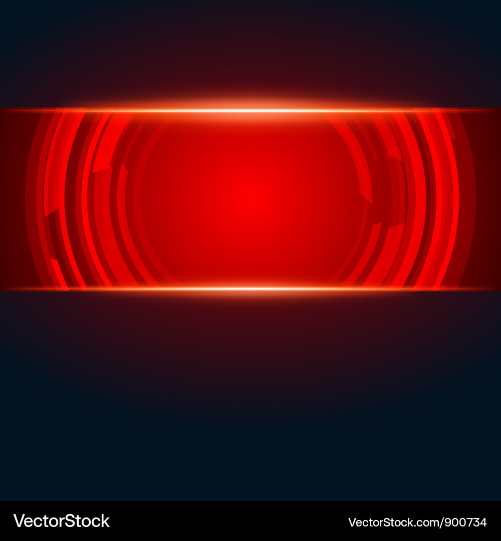 Dynamic Red Circle Background vector image