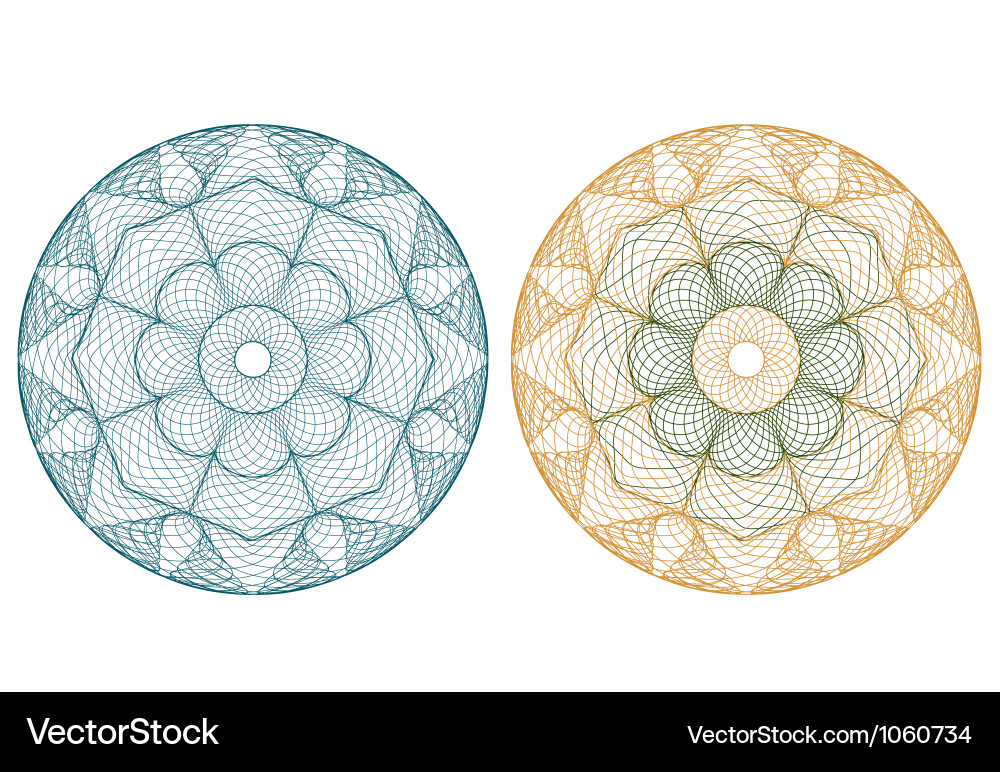 Intricate Swirl Pattern vector image