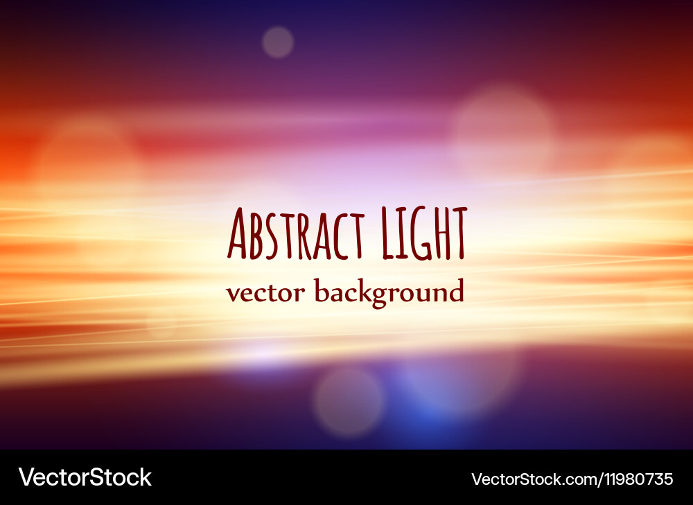 Abstract Bokeh Lights Background vector image
