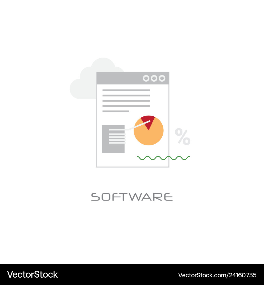 Computer programming software development concept Computer programming software development concept vector image