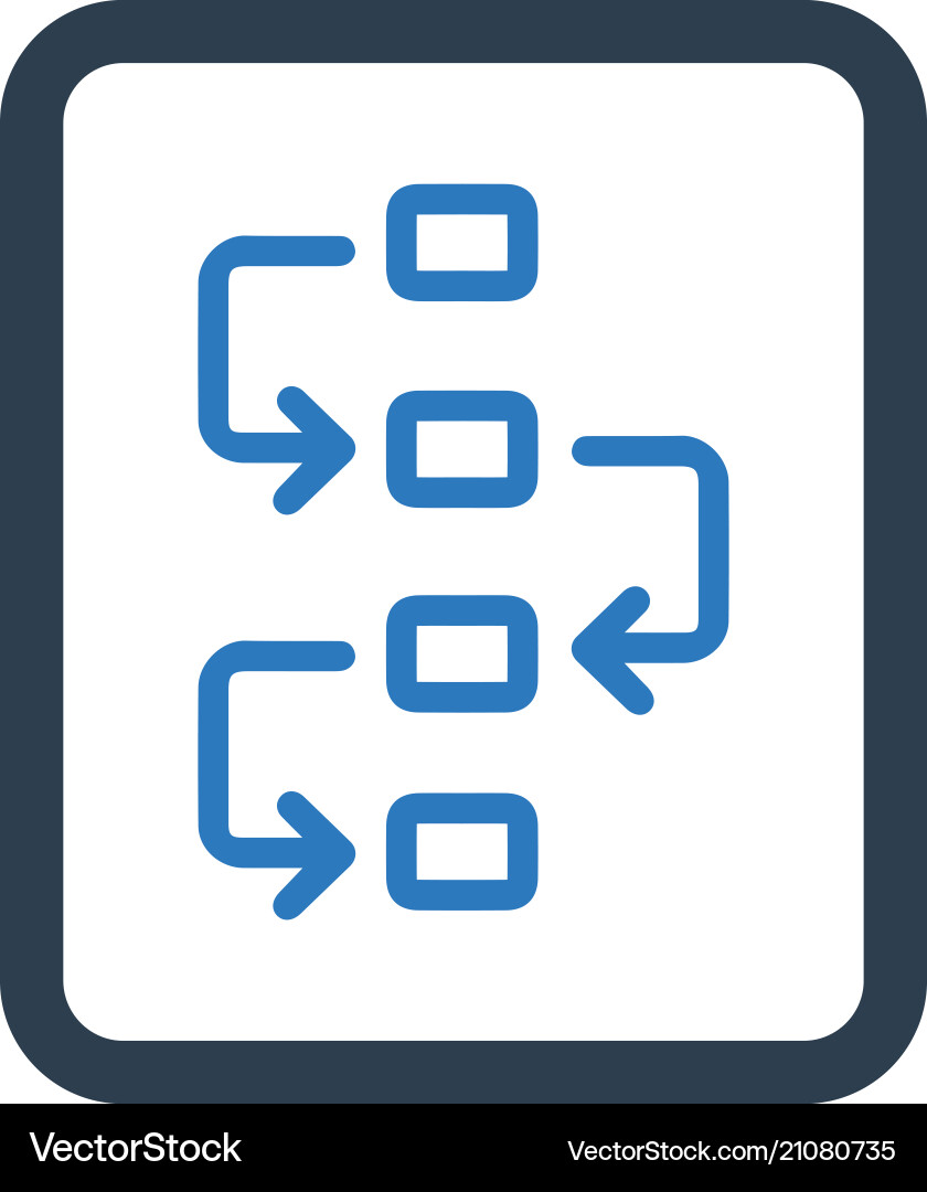 Project planning icon – Royalty-Free Vector | VectorStock, image size:840x1080