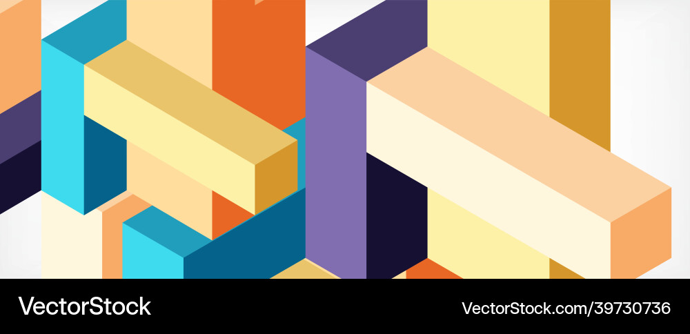 Abstract background 3d cubes cubic elements Abstract background 3d cubes cubic elements vector image