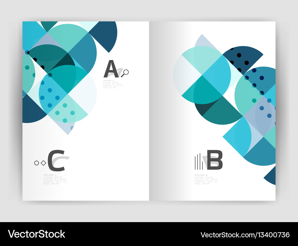 Abstract background with color triangles annual Abstract background with color triangles annual vector image