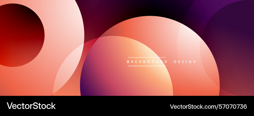Abstract shapes overlap creating vibrant Abstract shapes overlap creating vibrant vector image