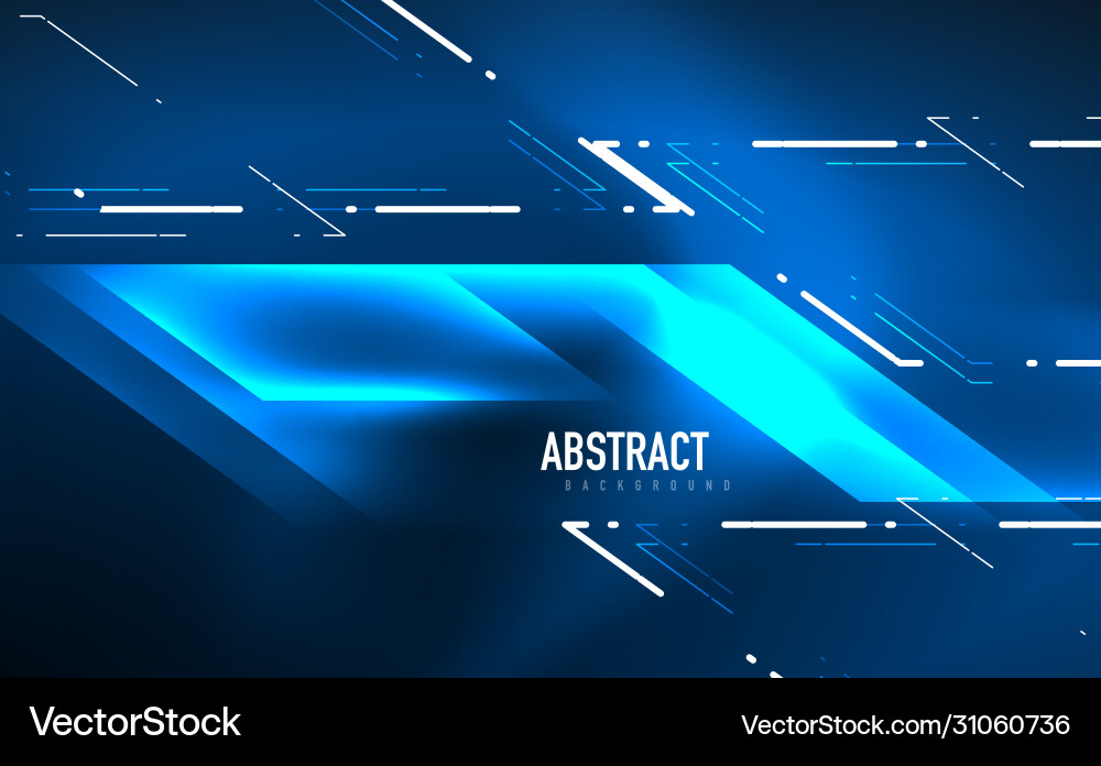 Dynamic neon shiny abstract background trendy Vector Image
