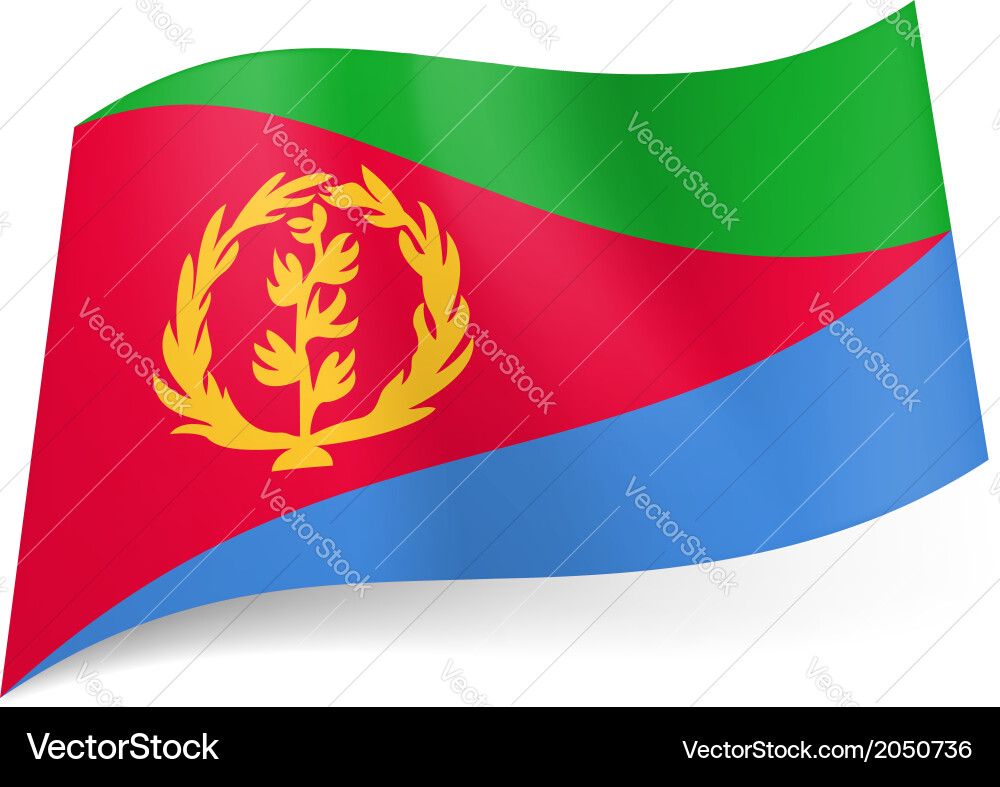 Eritrean National Flag vector image