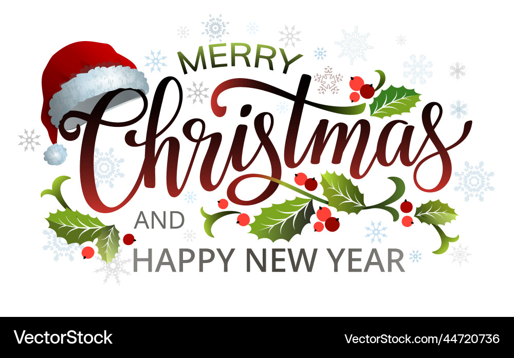 Frohe Weihnachten handschriftliches Schriftdesign Frohe Weihnachten handschriftliches Schriftdesign vektorbild