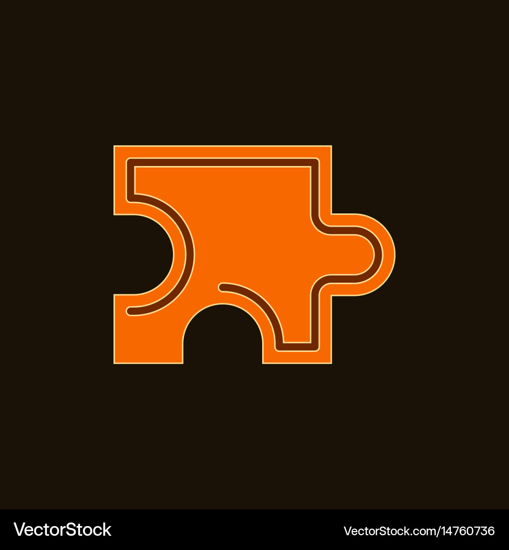 Puzzle piece Royalty Free Vector Image - VectorStock
