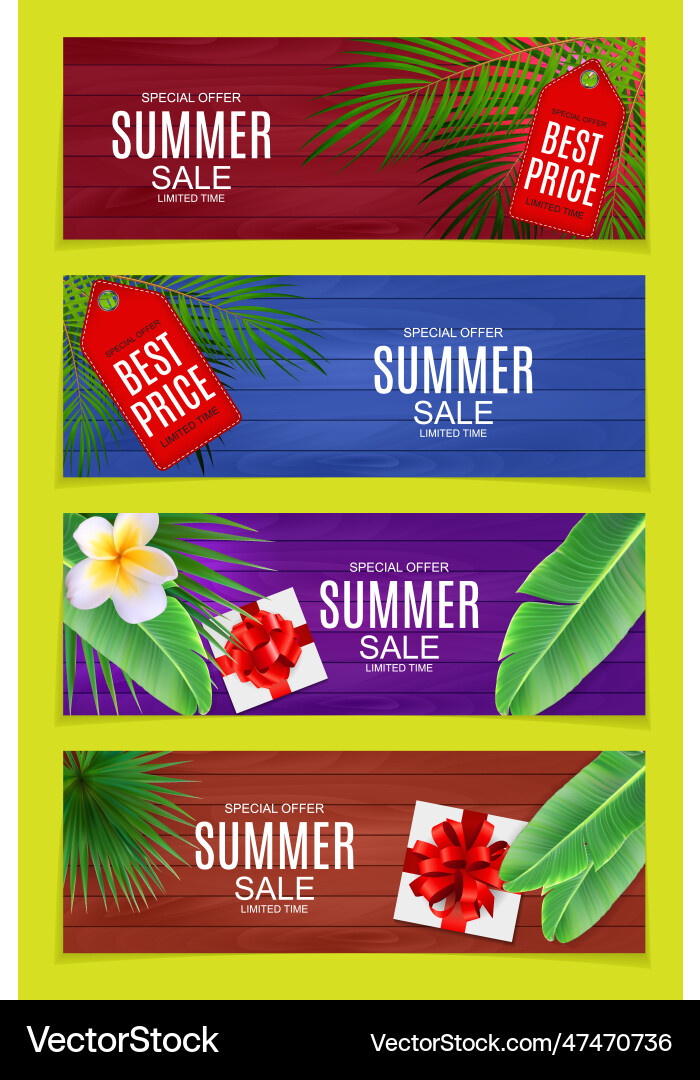 Summer super sales and special offers discount Summer super sales and special offers discount vector image