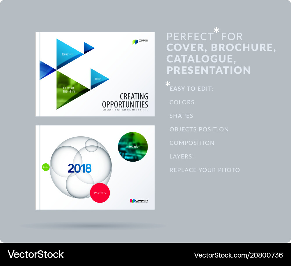Triangular design presentation template Triangular design presentation template vector image