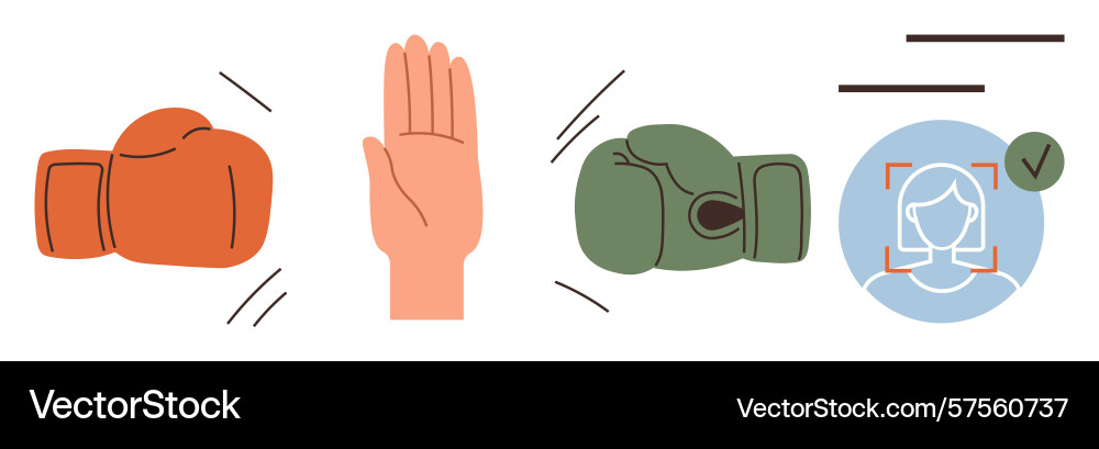 Conflict resolution using dialogue Conflict resolution using dialogue Vector Image