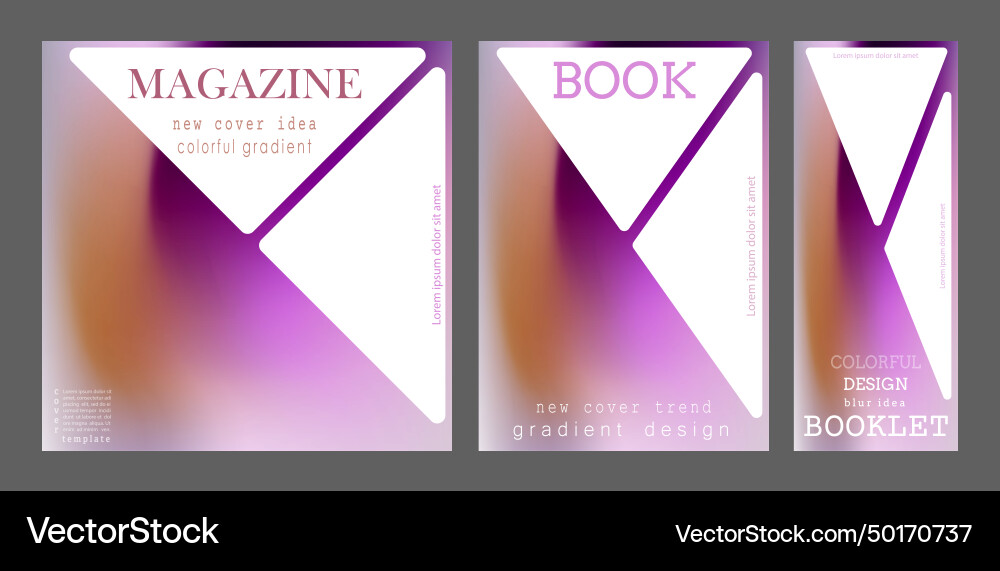 Cover is with a gradient colorful blur the idea Cover is with a gradient colorful blur the idea vector image